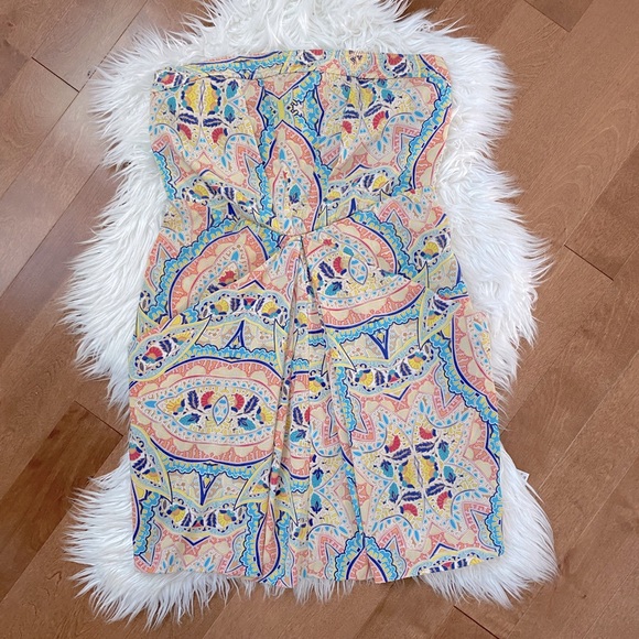 Jessica Simpson | Scarf Pattern Sleeveless/Tube Dress - Picture 1 of 6